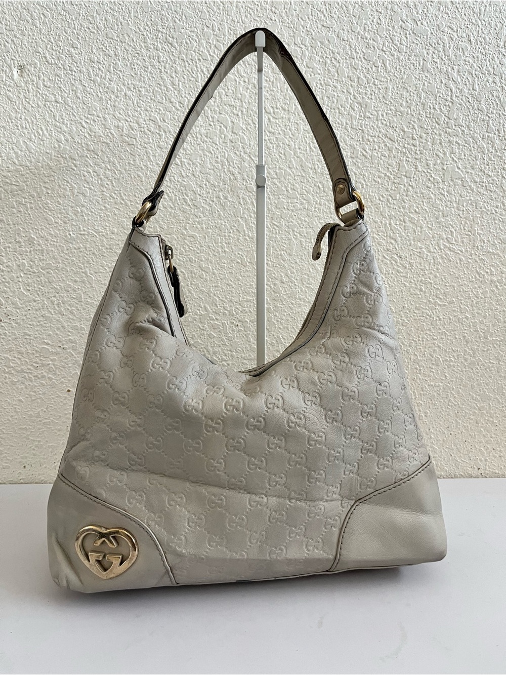 Gucci leather hobo bag